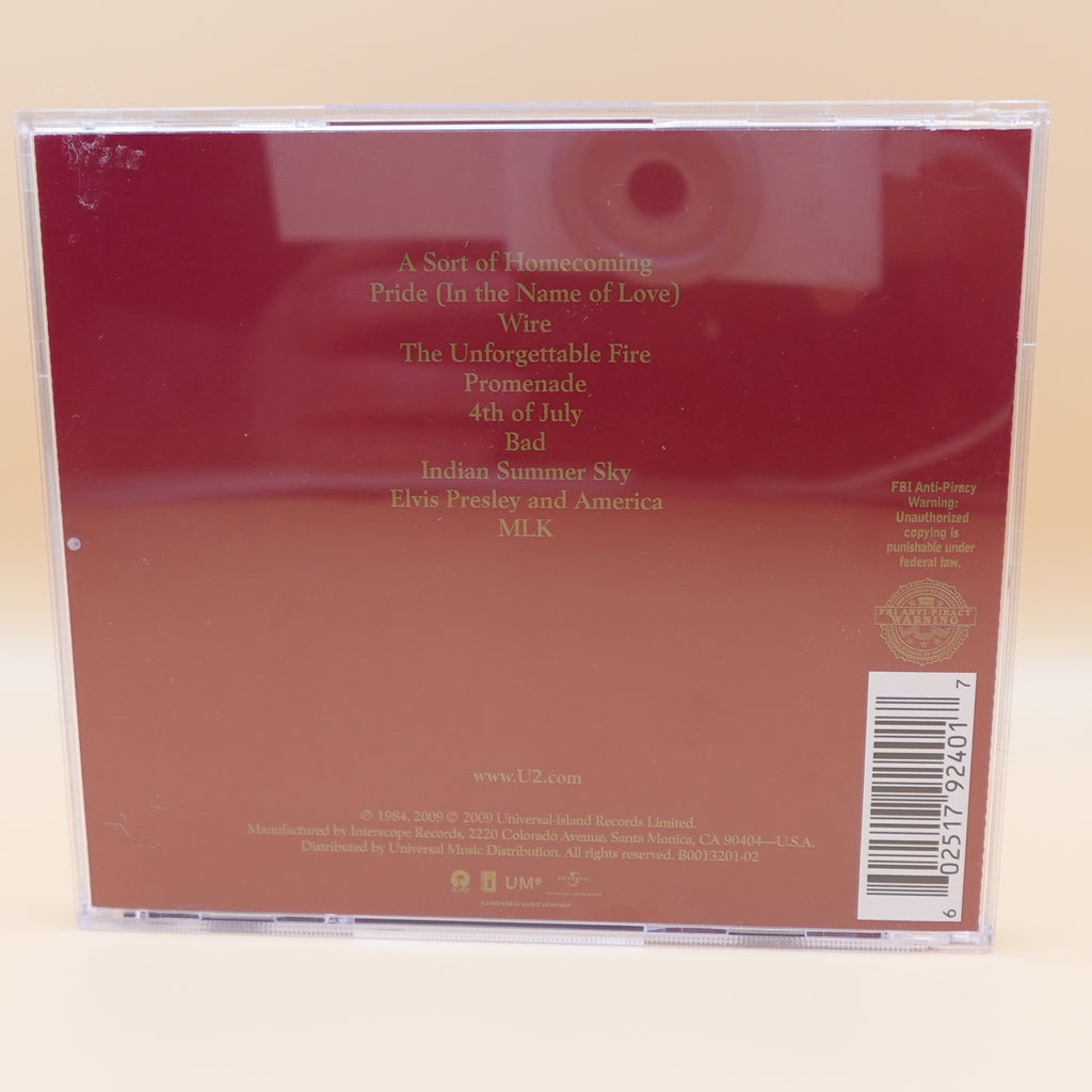 U2 - The Unforgettable Fire | Used CD B0013201-02 Reissue