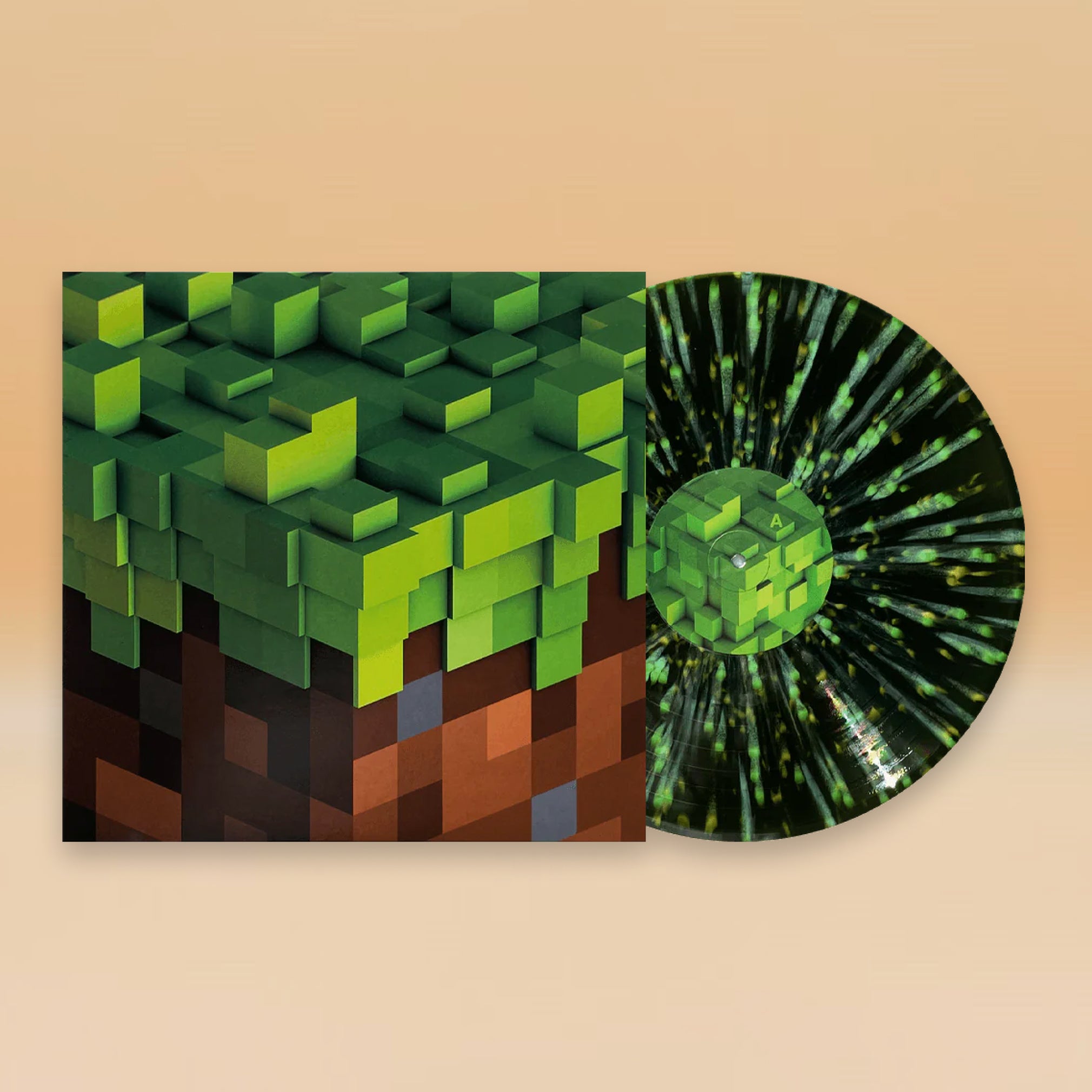 Minecraft Volume Alpha - 12" Transparent Green Vinyl